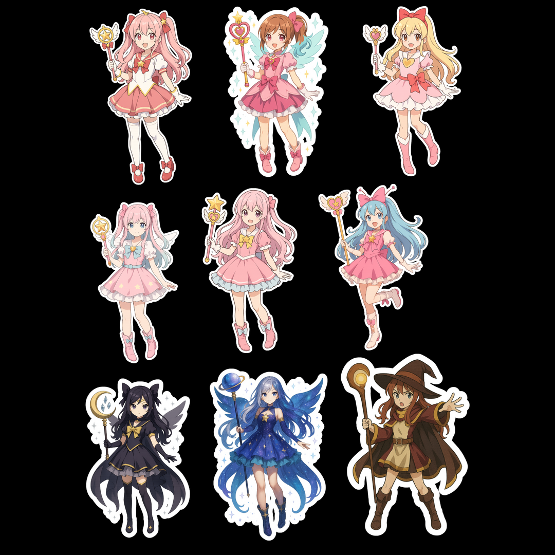 Anime Mix – Premium Vinyl Stickers