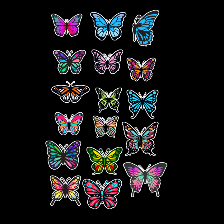Butterfly Mix – Premium Vinyl Stickers
